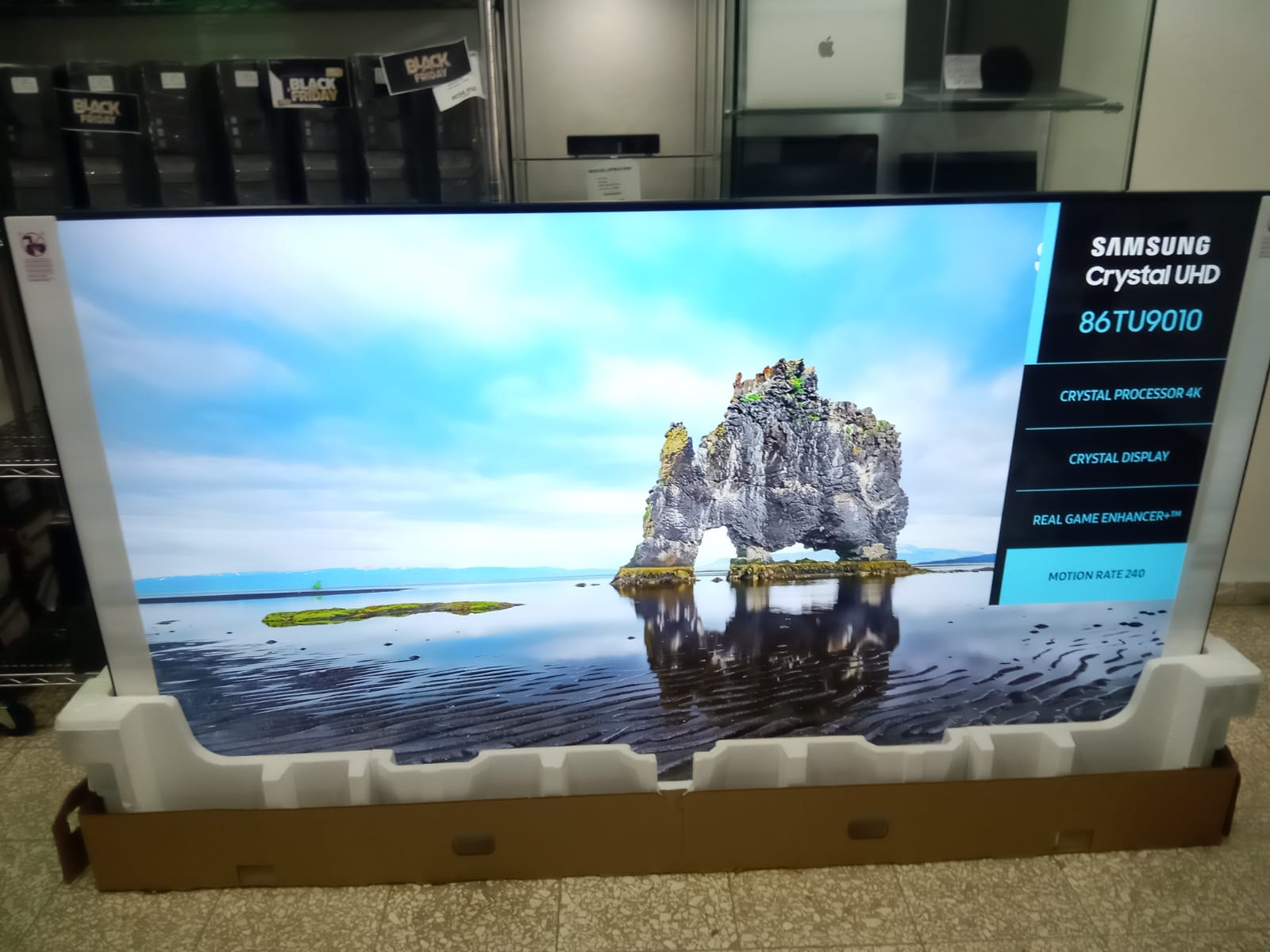 tv - Smart TV 86" Samsung Crystal UHD 86TU9010 4K 