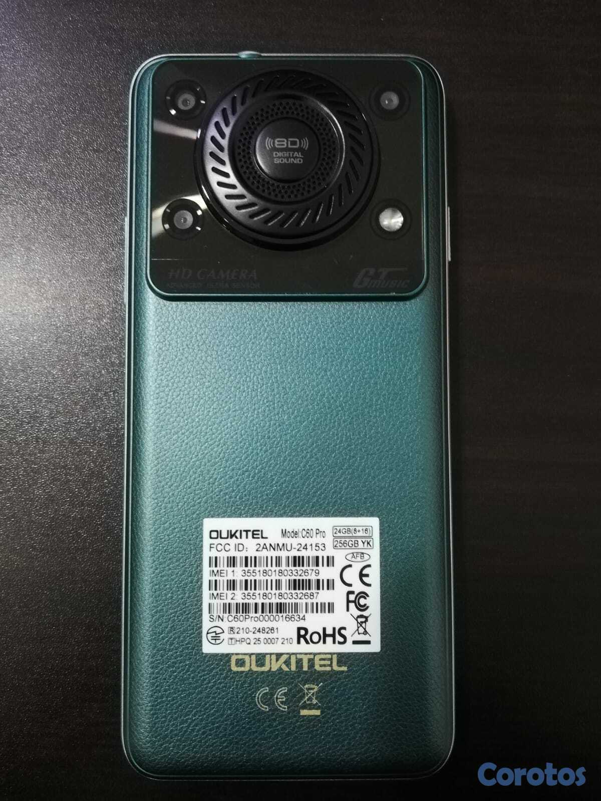 celulares y tabletas - Teléfono OUKITEL C60 Pro 256GB + 8GB Diseño Elegante, Rápido y Económico  1