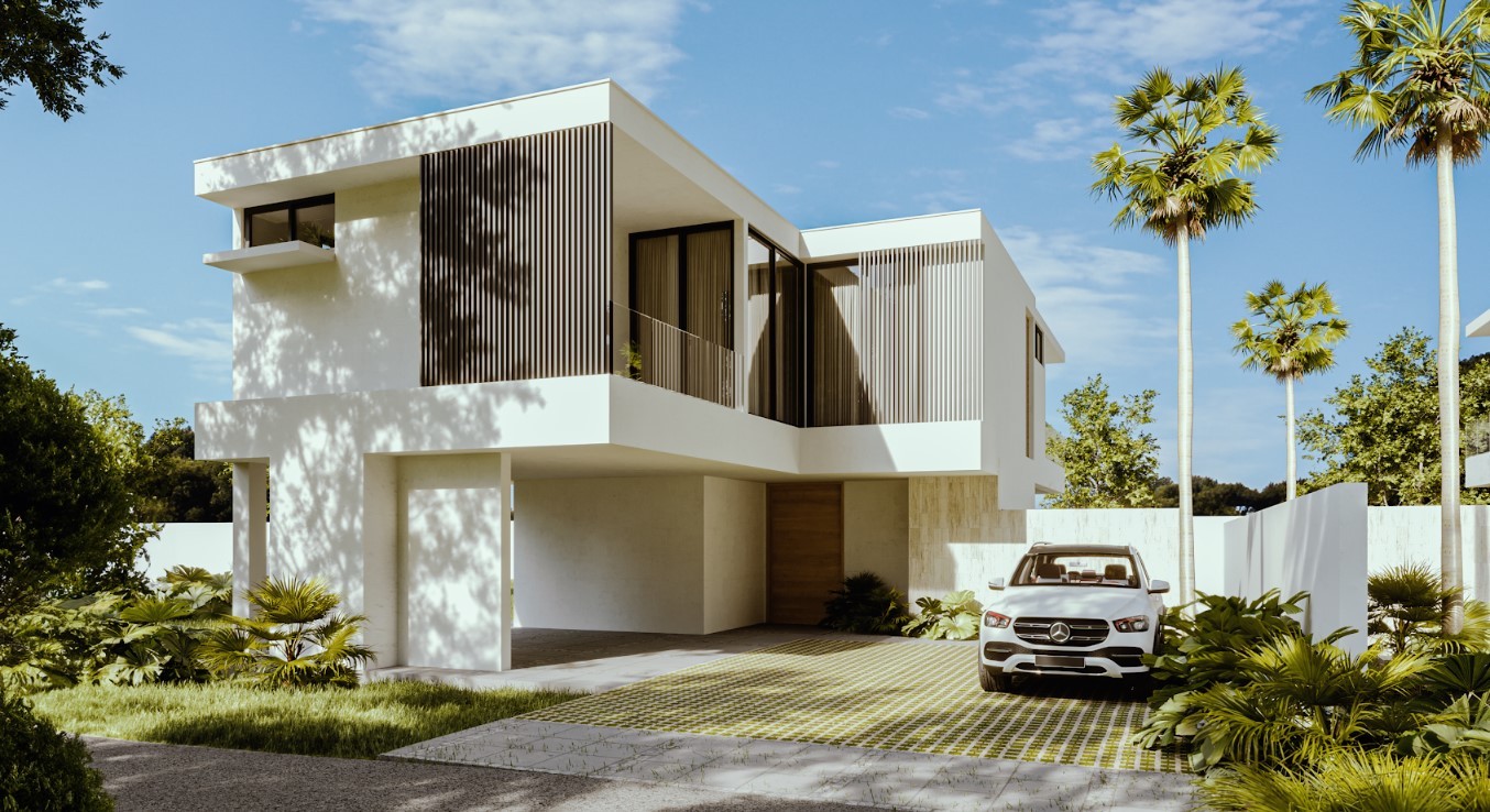 casas vacacionales y villas - Villa de 3 habitaciones en Bávaro, Punta Cana 1