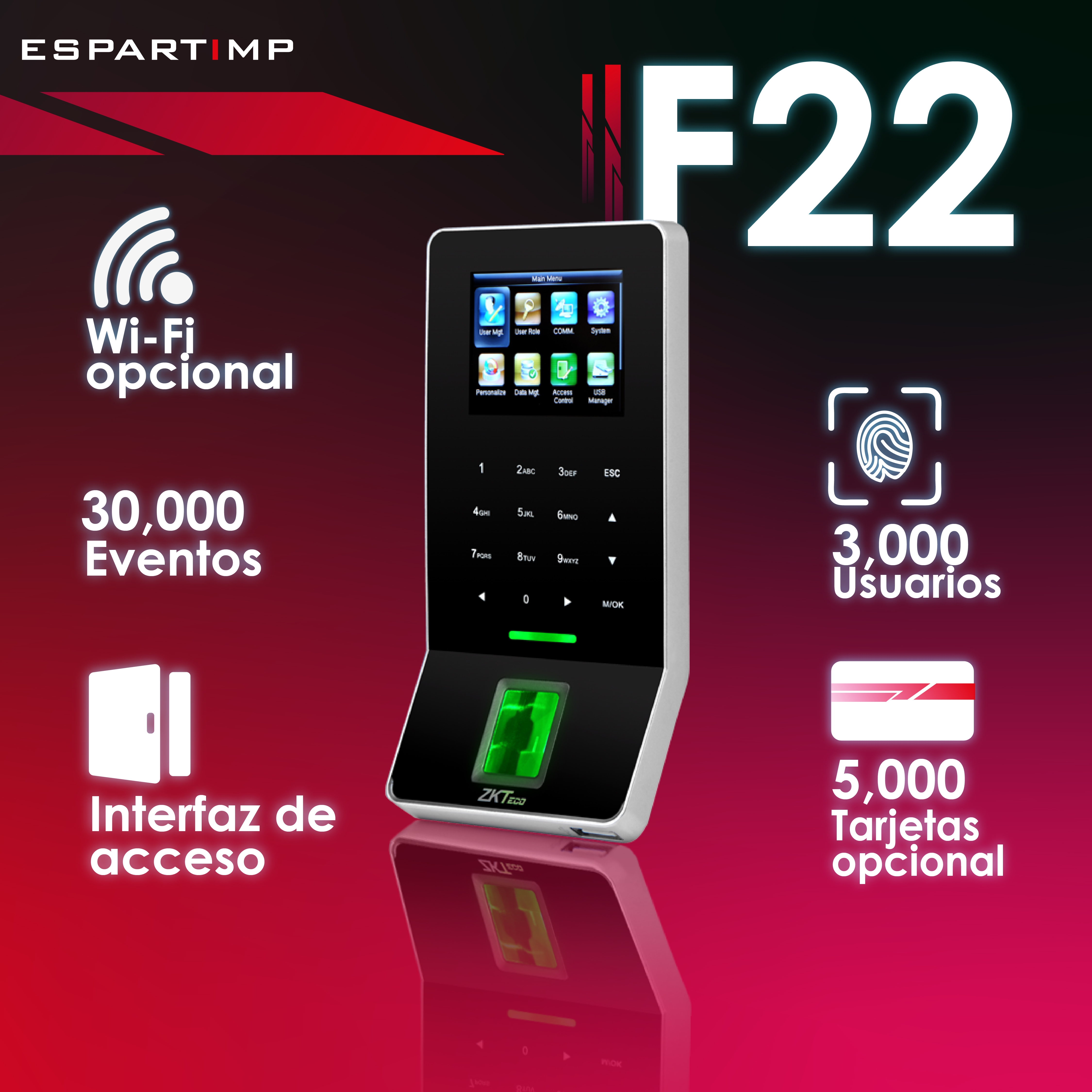 equipos profesionales - Controles de acceso y asistencia en RD 6