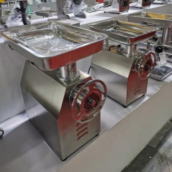 equipos profesionales - Moledora de carne, molino de carne eléctrico, en acero inoxidable. 0