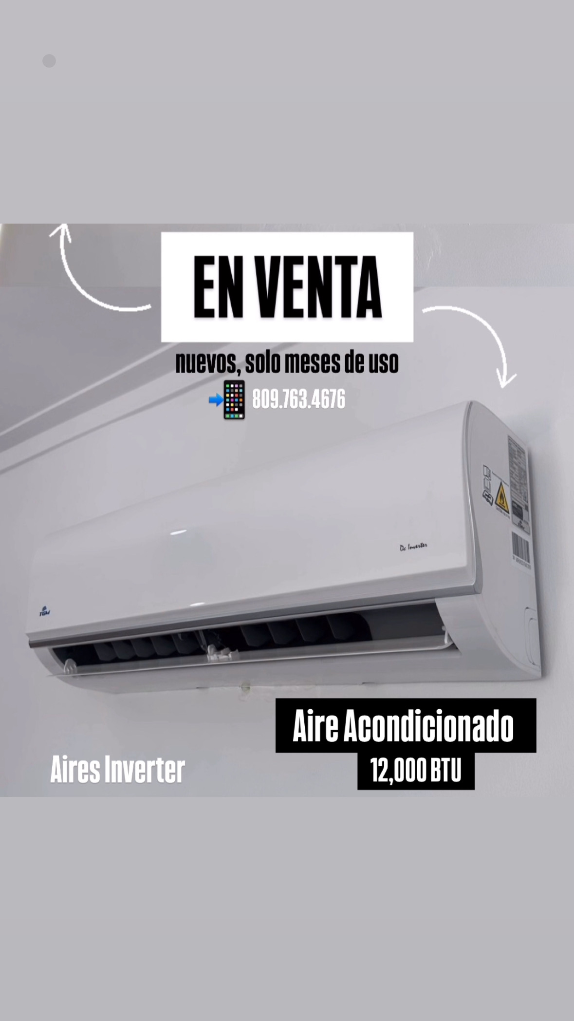 aires acondicionados y abanicos - AIRE INVERTER 12,000 BTU  0