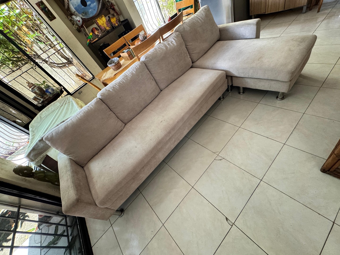 muebles y colchones - Mueble grande / Sofa Cama tipo L, precio negocidable.  1