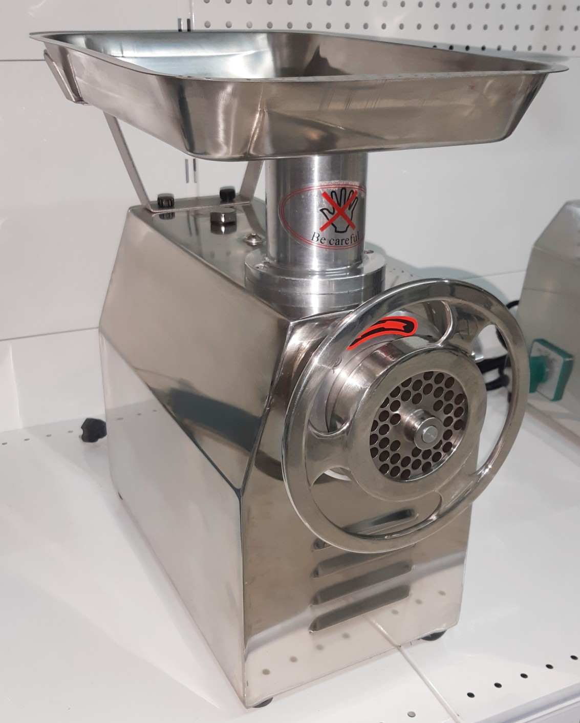 equipos profesionales - Moledora de carne, molino de carne eléctrico, en acero inoxidable. 1