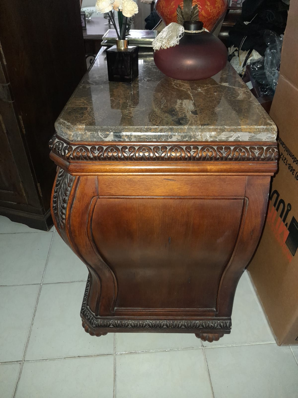 arte y antigüedades - Bombay Recibidor o Bufetera 2