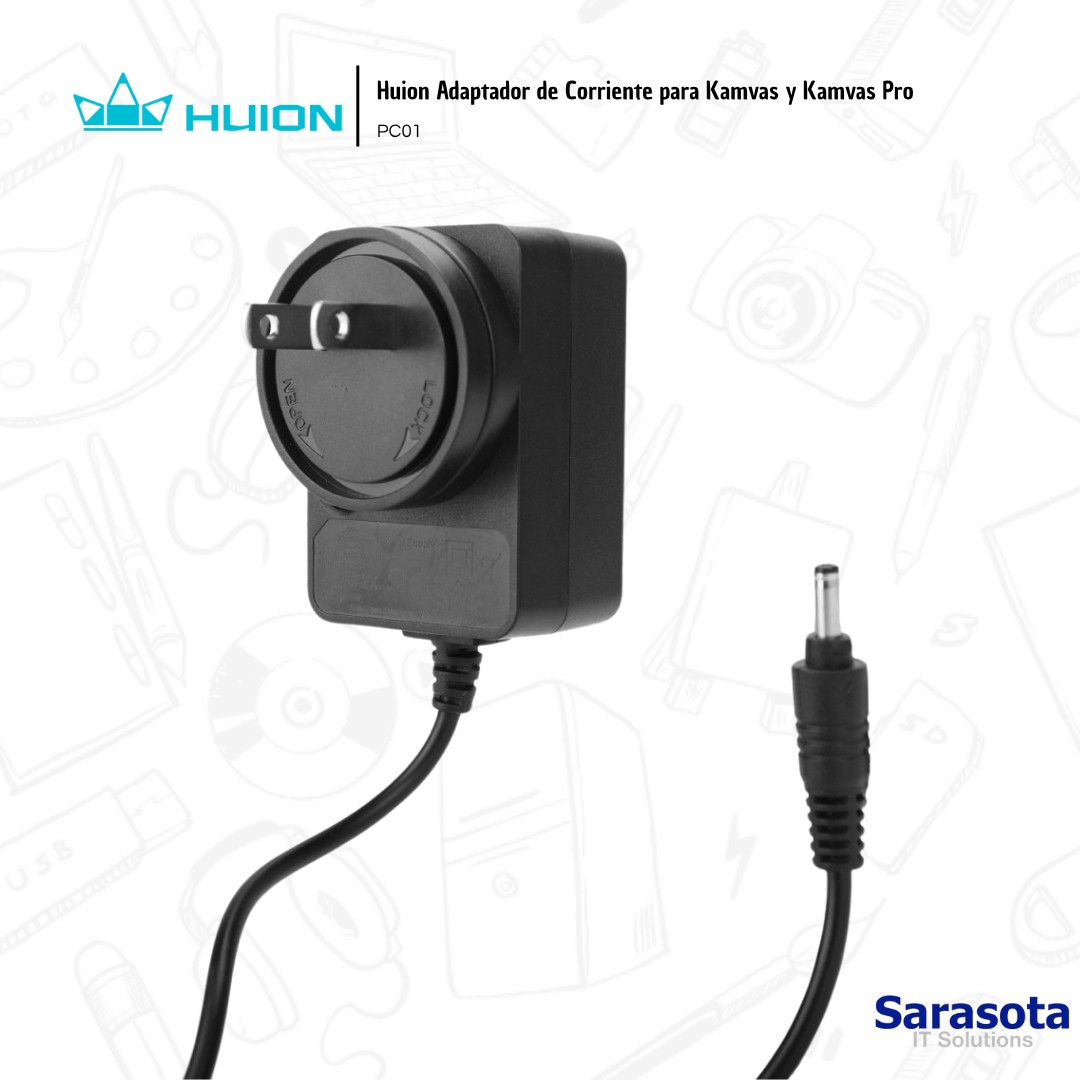 accesorios para electronica - Huion Adaptador de Corriente  Kamvas y Kamvas Pro 1