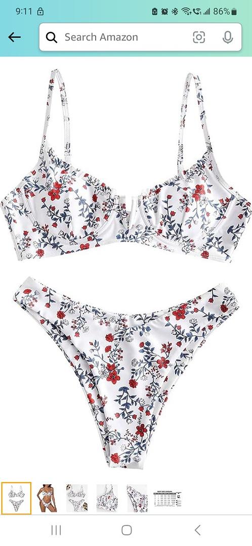 ropa para mujer - Bikini estampado ZAFUL 0