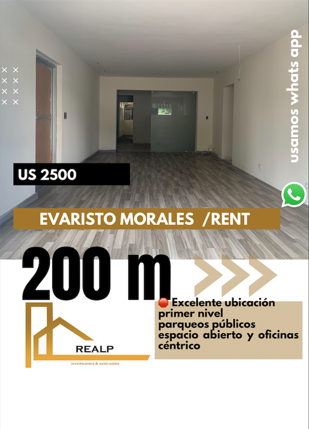 oficinas y locales comerciales - Local primer nivel evaristo