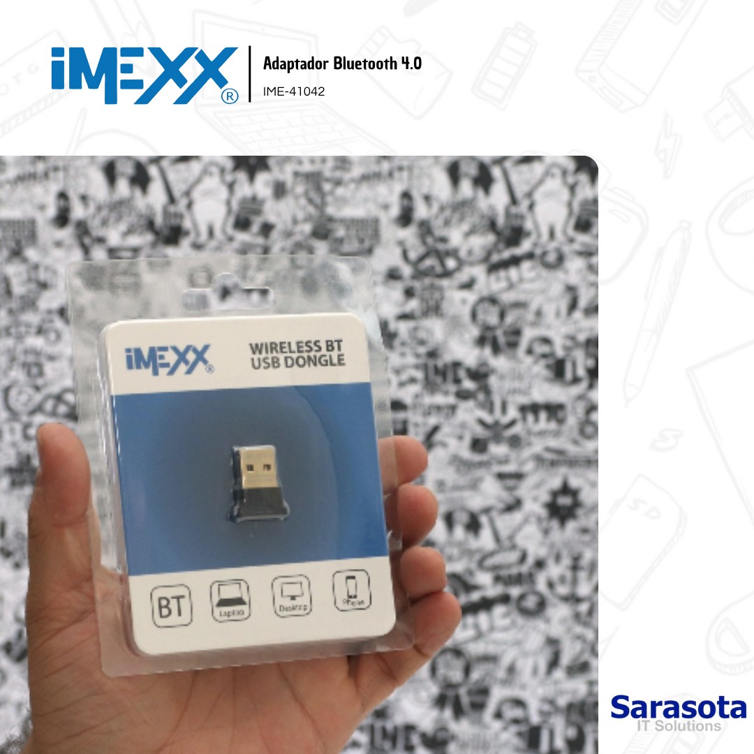 accesorios para electronica - Imexx Adaptador Bluetooth 4.0