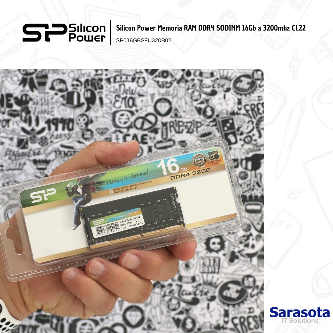 accesorios para electronica - Silicon Power Memoria RAM DDR4 16Gb a 3200mhz