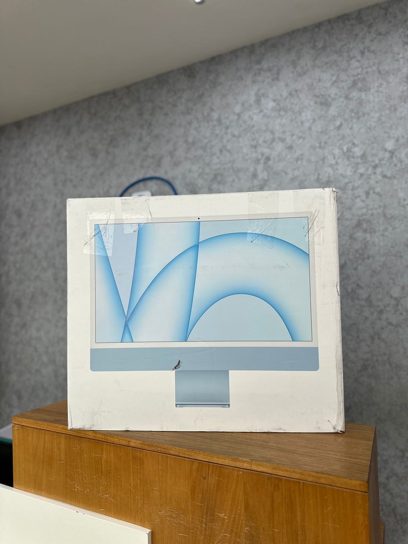 computadoras y laptops - IMAC 24" M1 (2021) 256GB SSD 8GB RAM BLUE EN CAJA (SOMOS TIENDA) 0