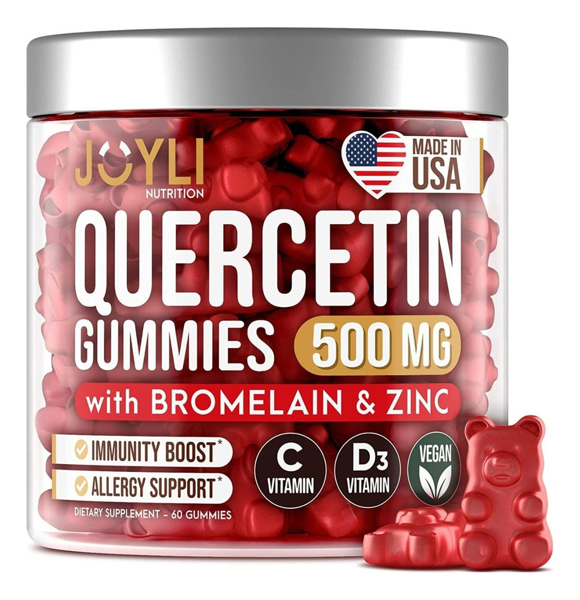 Salud y Equipamiento Médico - Quercetina 60 Gomitas Joyli 0