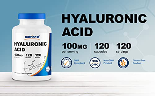 Salud y Equipamiento Médico - Capsulas De Acido Hialuronico -nutricost 100 Mg 2
