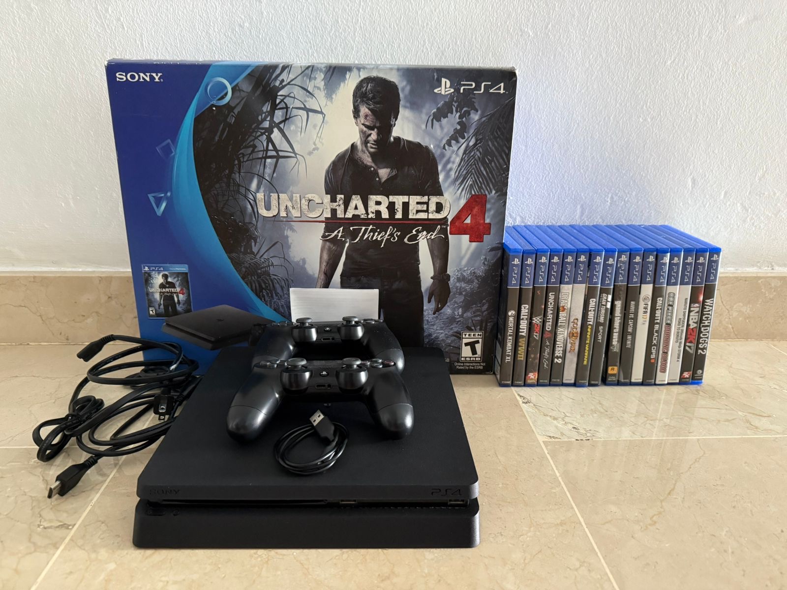 consolas y videojuegos - Playstation 4 slim 500 Gb  0