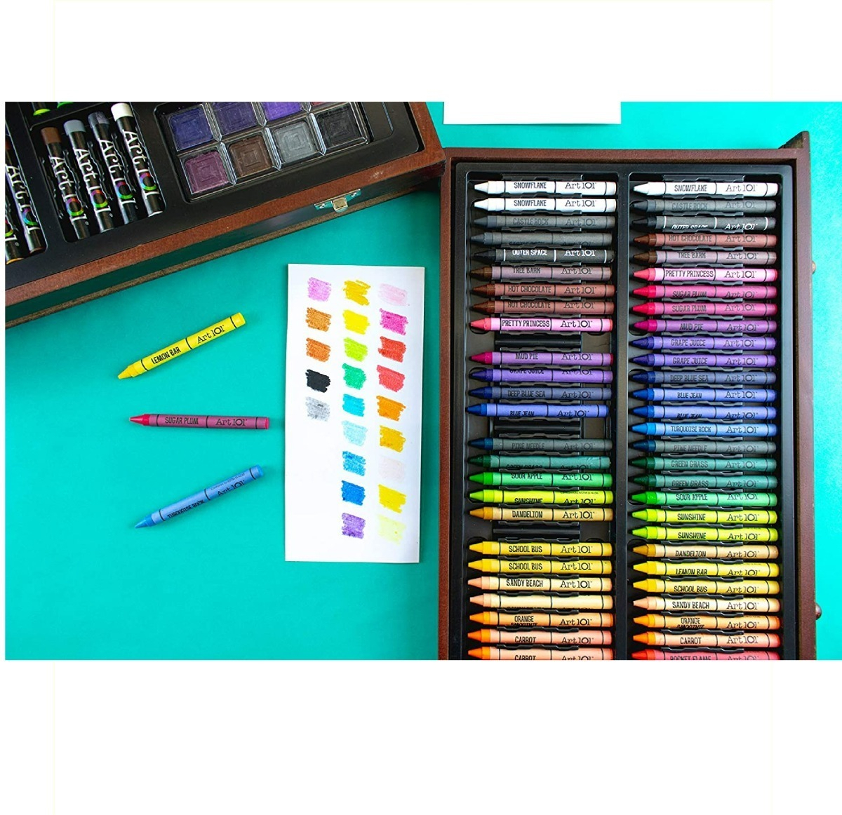 Salud y Equipamiento Médico - Colores En Caja De Madera Set De Colores Art 101 X142 Piezas 3