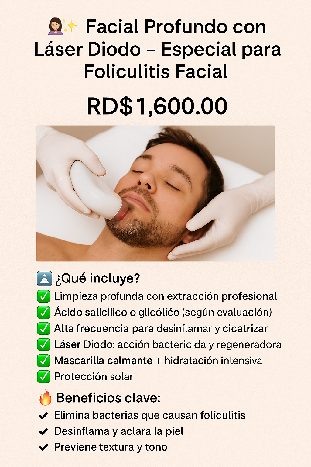 servicios profesionales -  DEPILACIÓN LÁSER Y FACIALES EN LA ROMANA  1