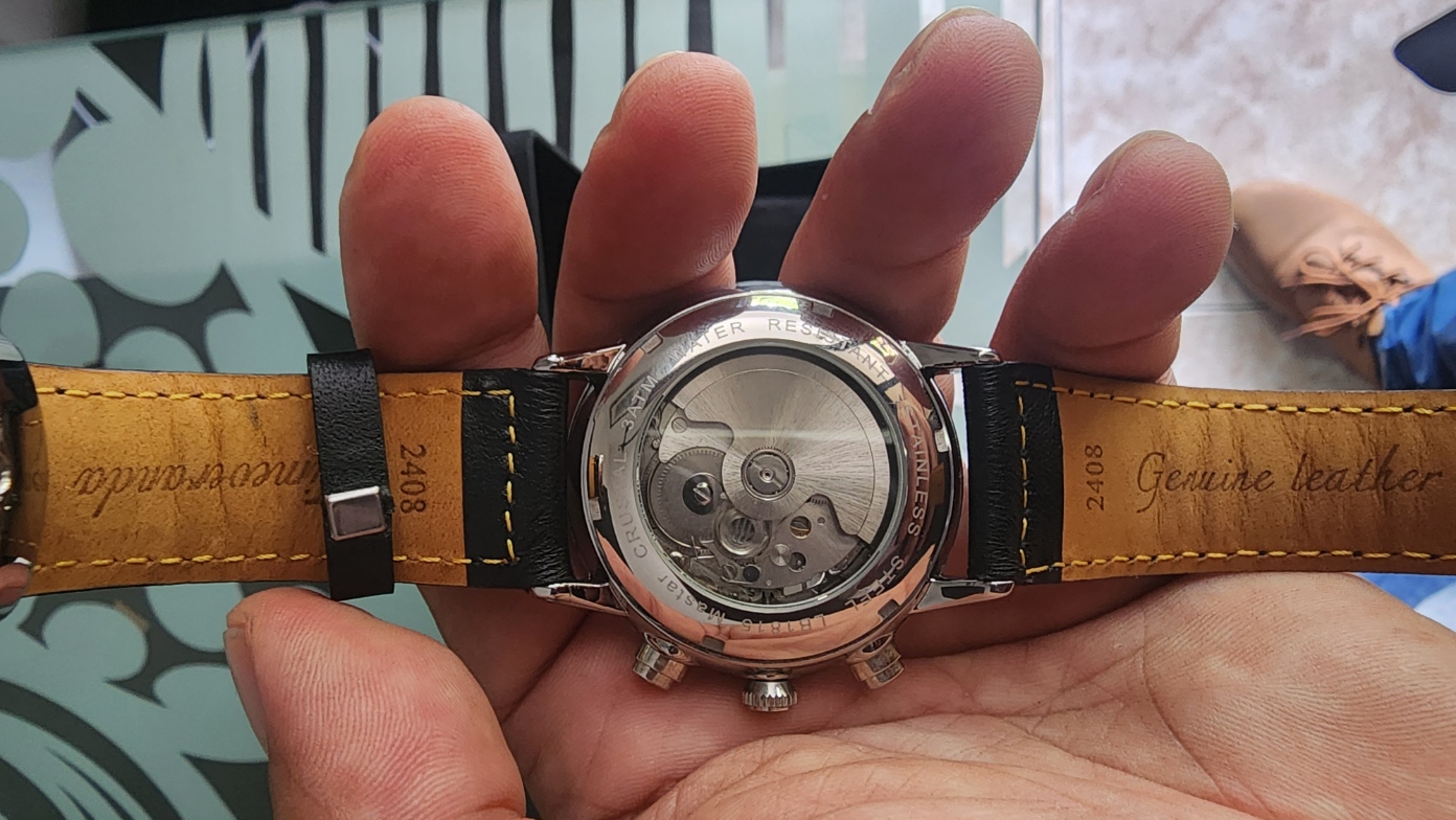 joyas, relojes y accesorios - Reloj Automático Mecánico de hombre Luobin Bauhaus 2