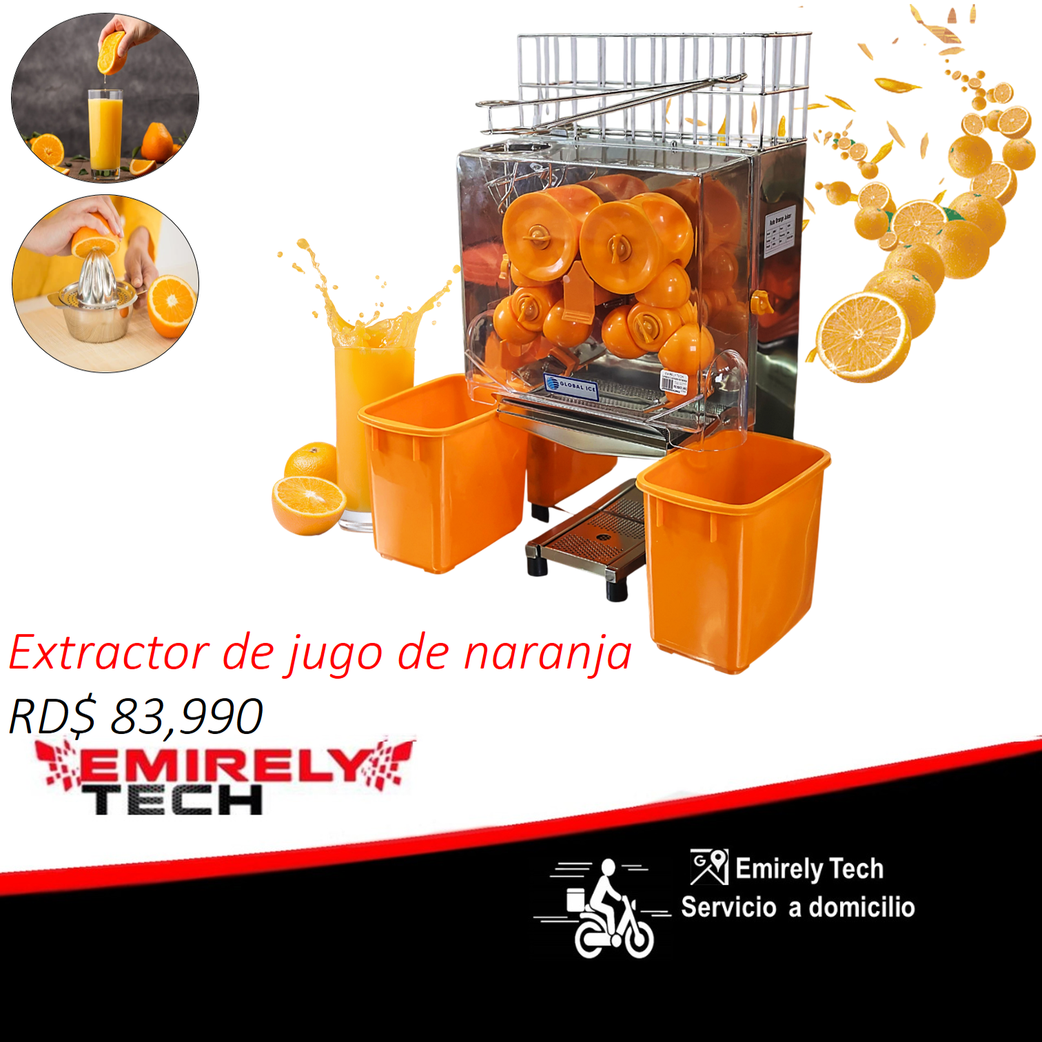 equipos profesionales - Extractor de automatico de jugo de naranja  0