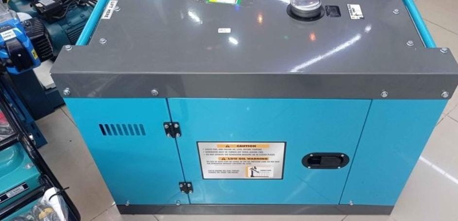 construccion e industrial - Planta eléctrica de gazoil 5.5 kilo 110 220V encendido eléctrico