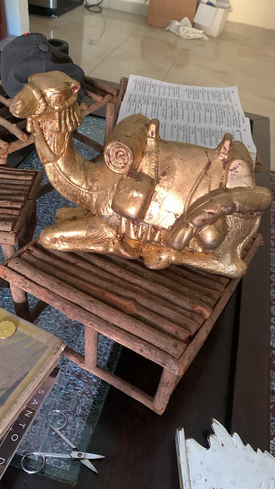 arte y antigüedades - Vendo este hermoso camello navideño 0