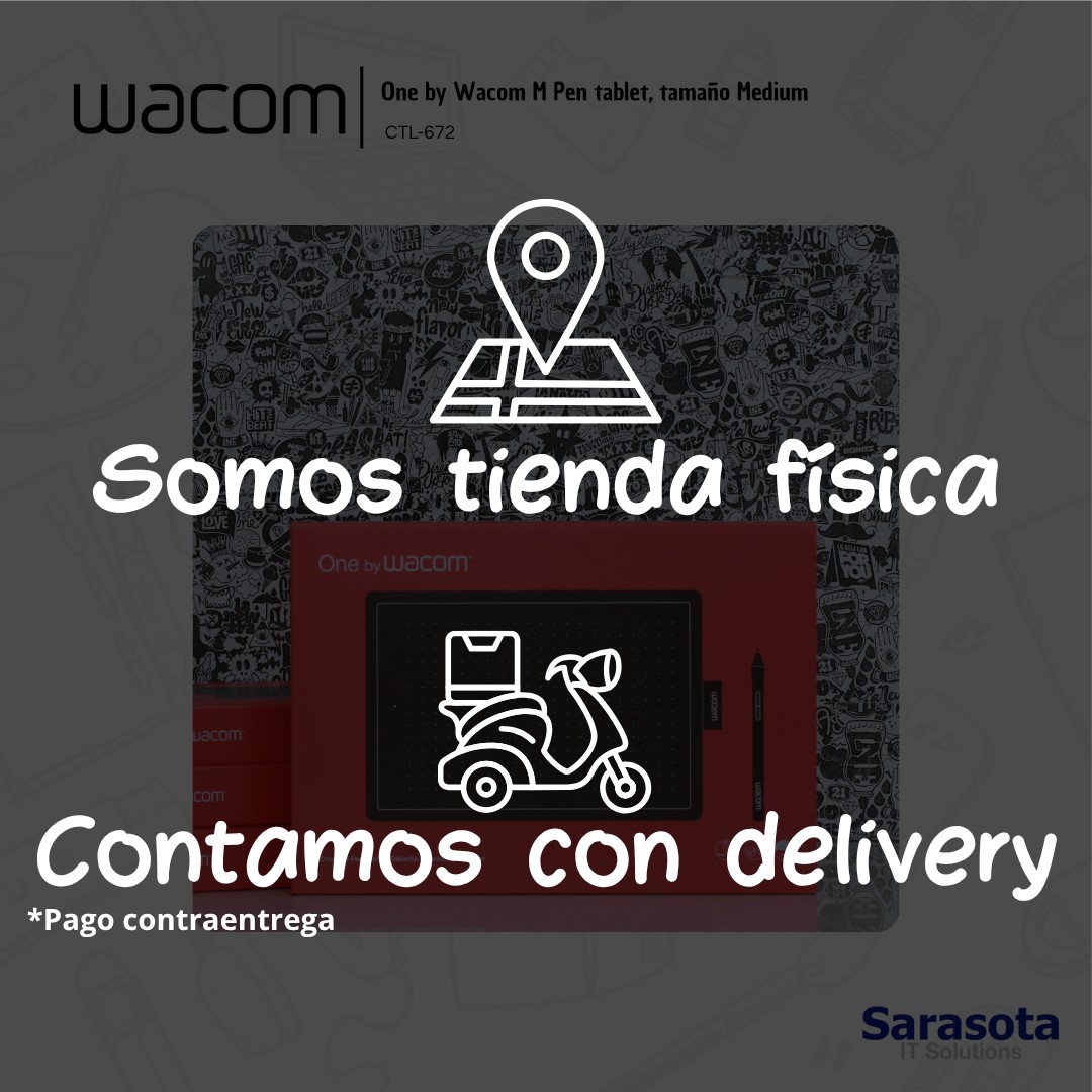 accesorios para electronica - One by Wacom Tableta Gráfica, Tamaño M 2
