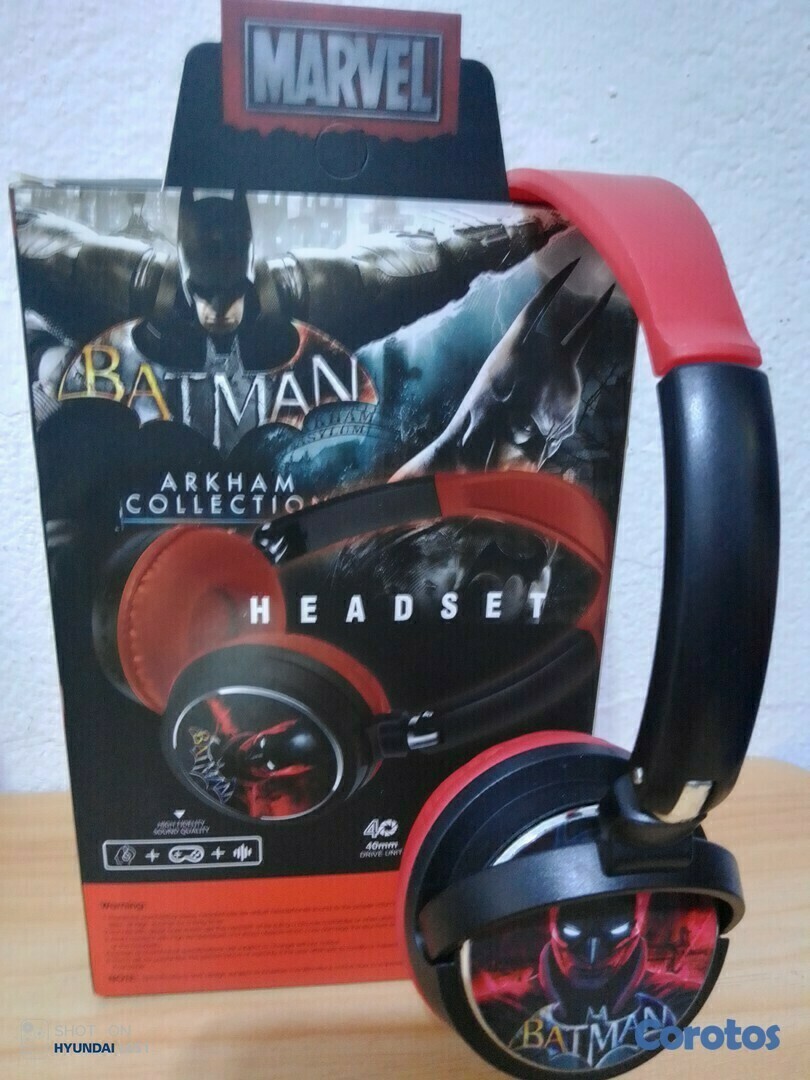 accesorios para electronica - AUDIFONO INALÁMBRICO PARA NIÑO  BATMAN AH-801B 6