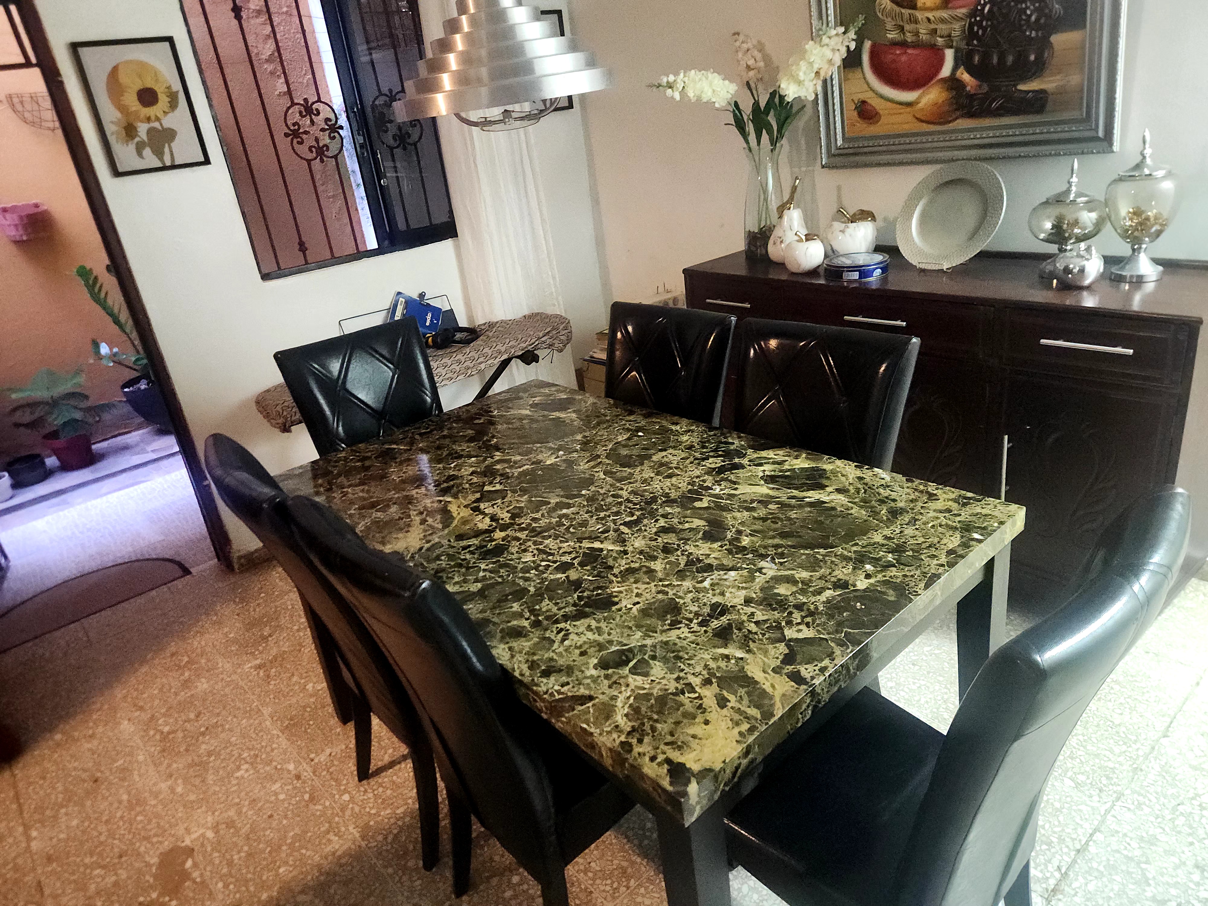 muebles y colchones - Comedor de 6 sillas 1