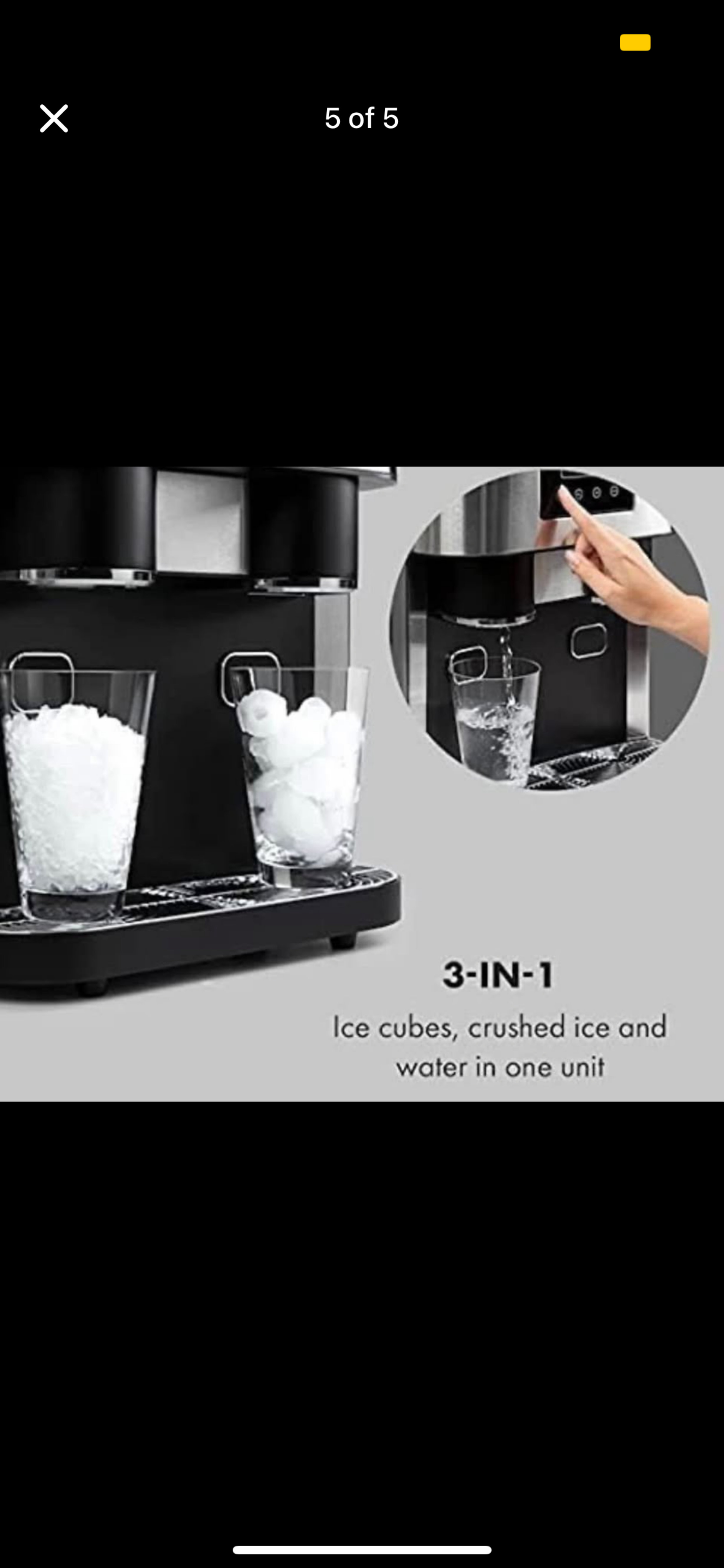 electrodomesticos - Frigidaire EFIC245-SS EFIC245 - Trituradora de hielo y máquina de cubos, 3 en 1 4