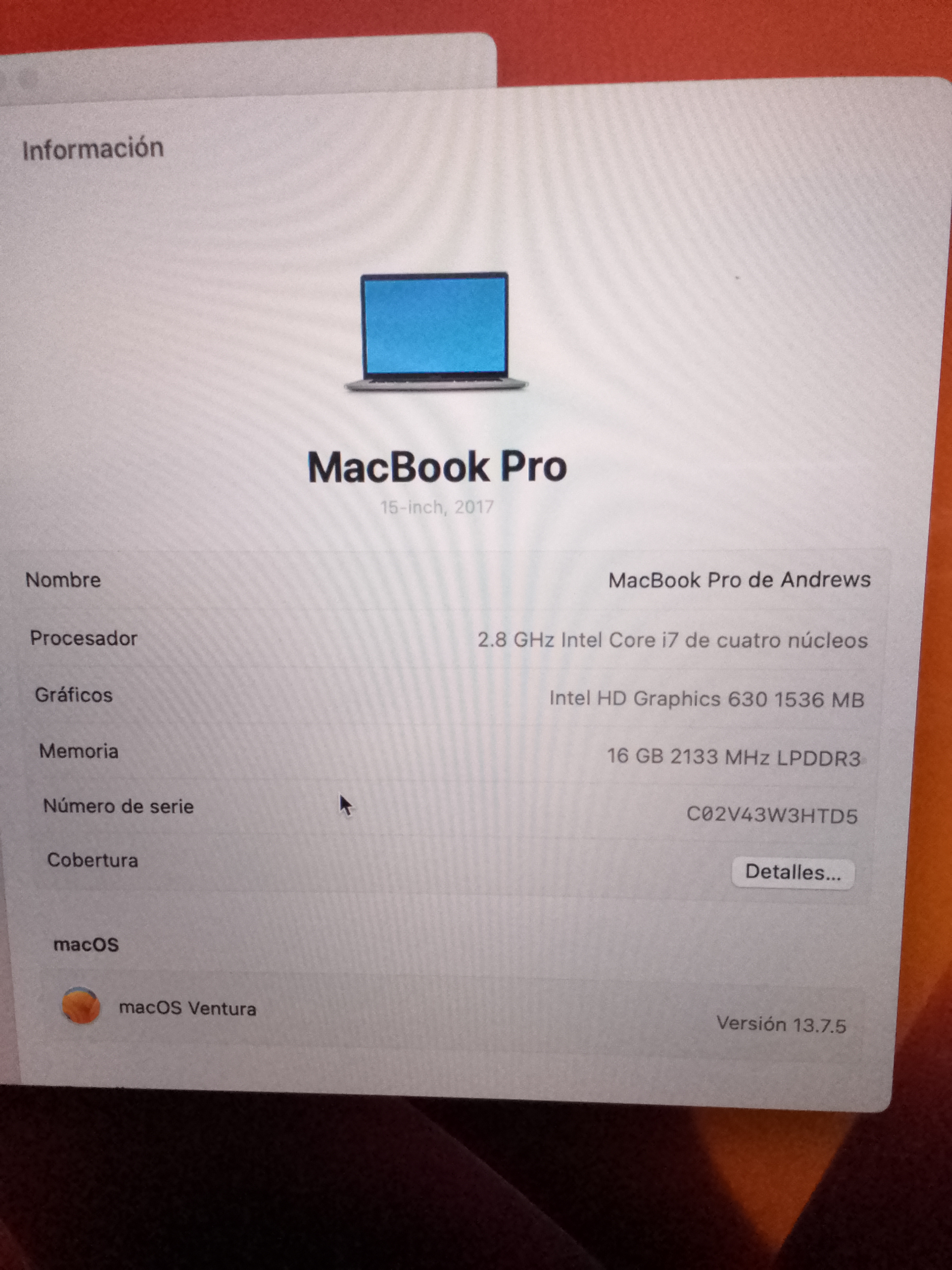computadoras y laptops - MacBook Pro 2017 15 TouchBar! 4