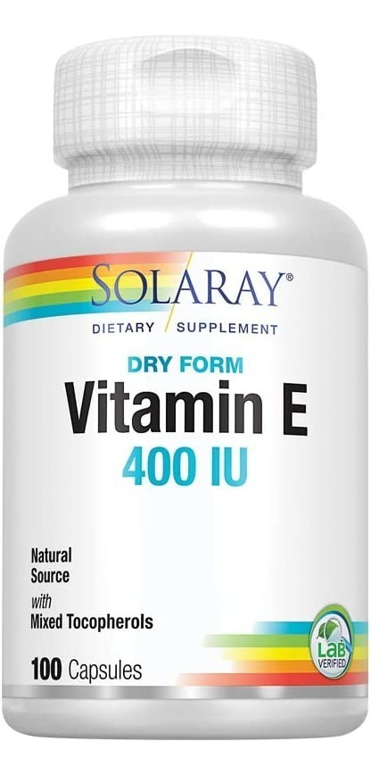 Salud y Equipamiento Médico - Vitamina E Solaray 400ui 100cap - - Unidad A $2628
