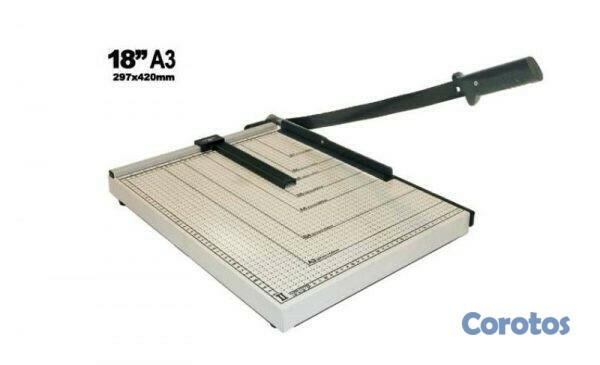 impresoras y scanners - Guillotina Metálica para Papel A3 (18″x15″) corta hasta 18x15 pulgadas