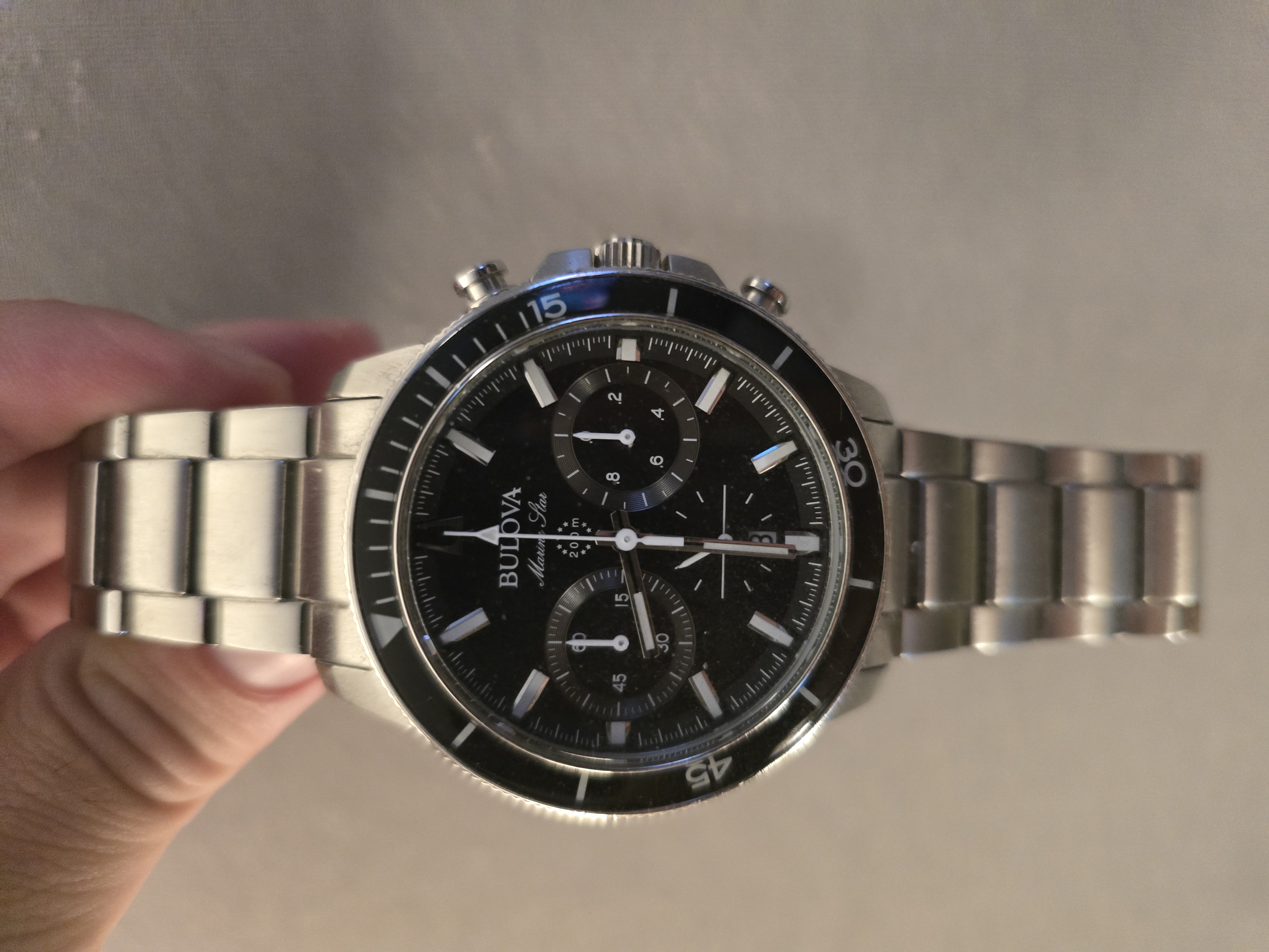 joyas, relojes y accesorios - RELOJ BULOVA MARINE STAR CON SU CAJA 0