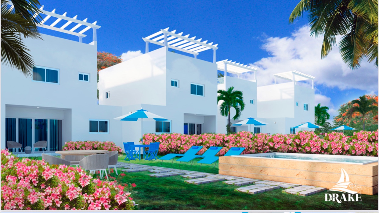 casas vacacionales y villas - Venta de Villa en punta cana zona turística cerca de playa  2