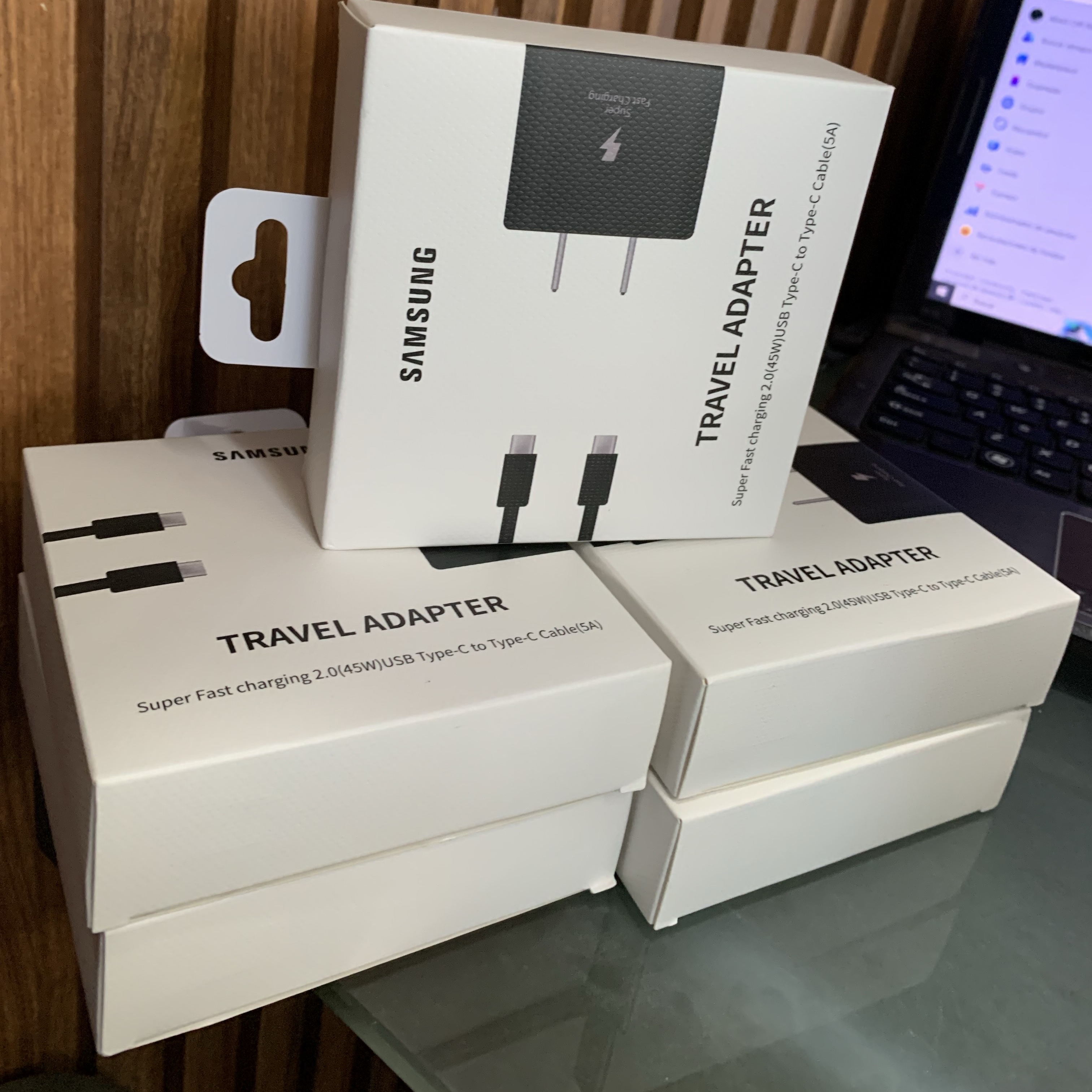 celulares y tabletas - cargador samsung 45W 