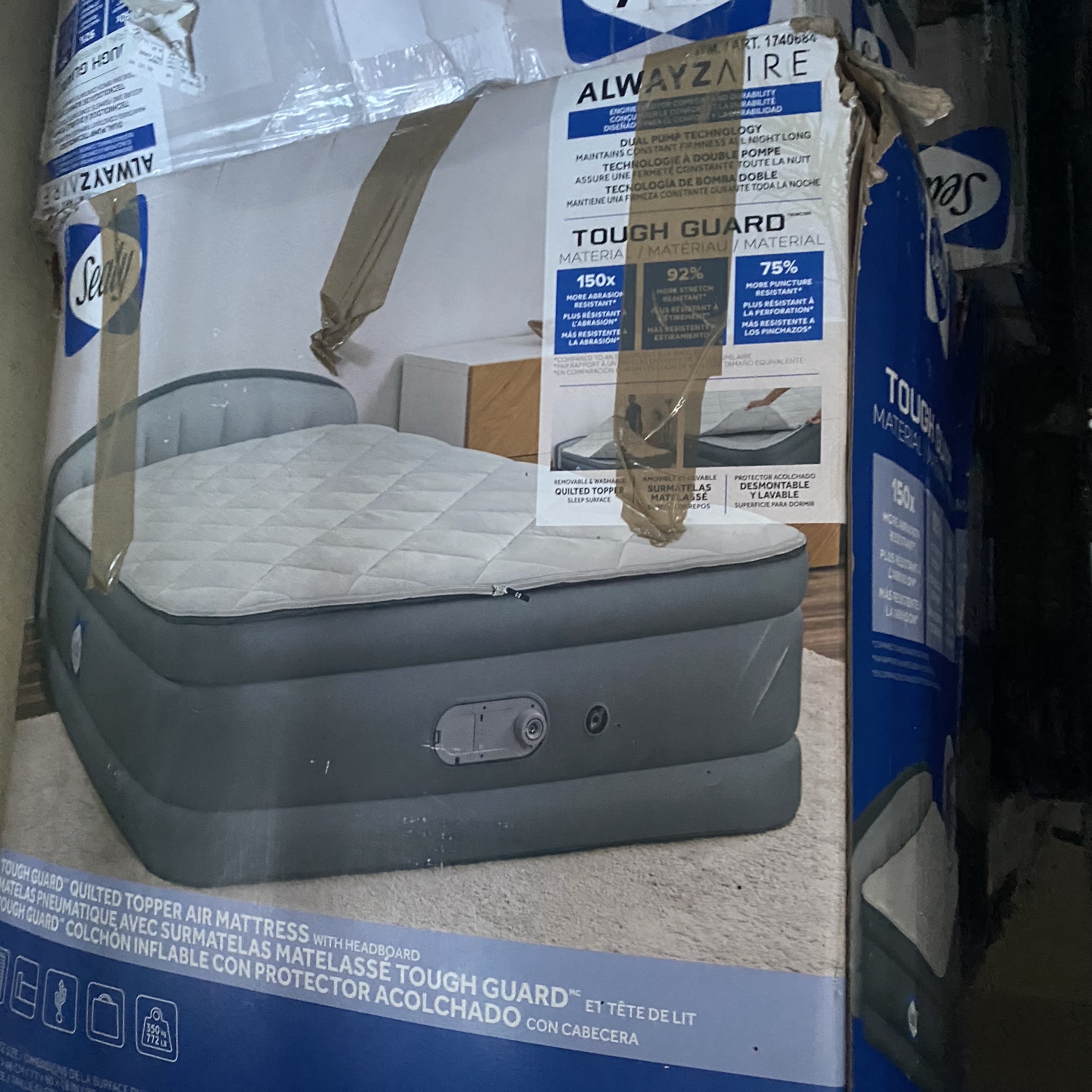 muebles y colchones - colchón inflable  0