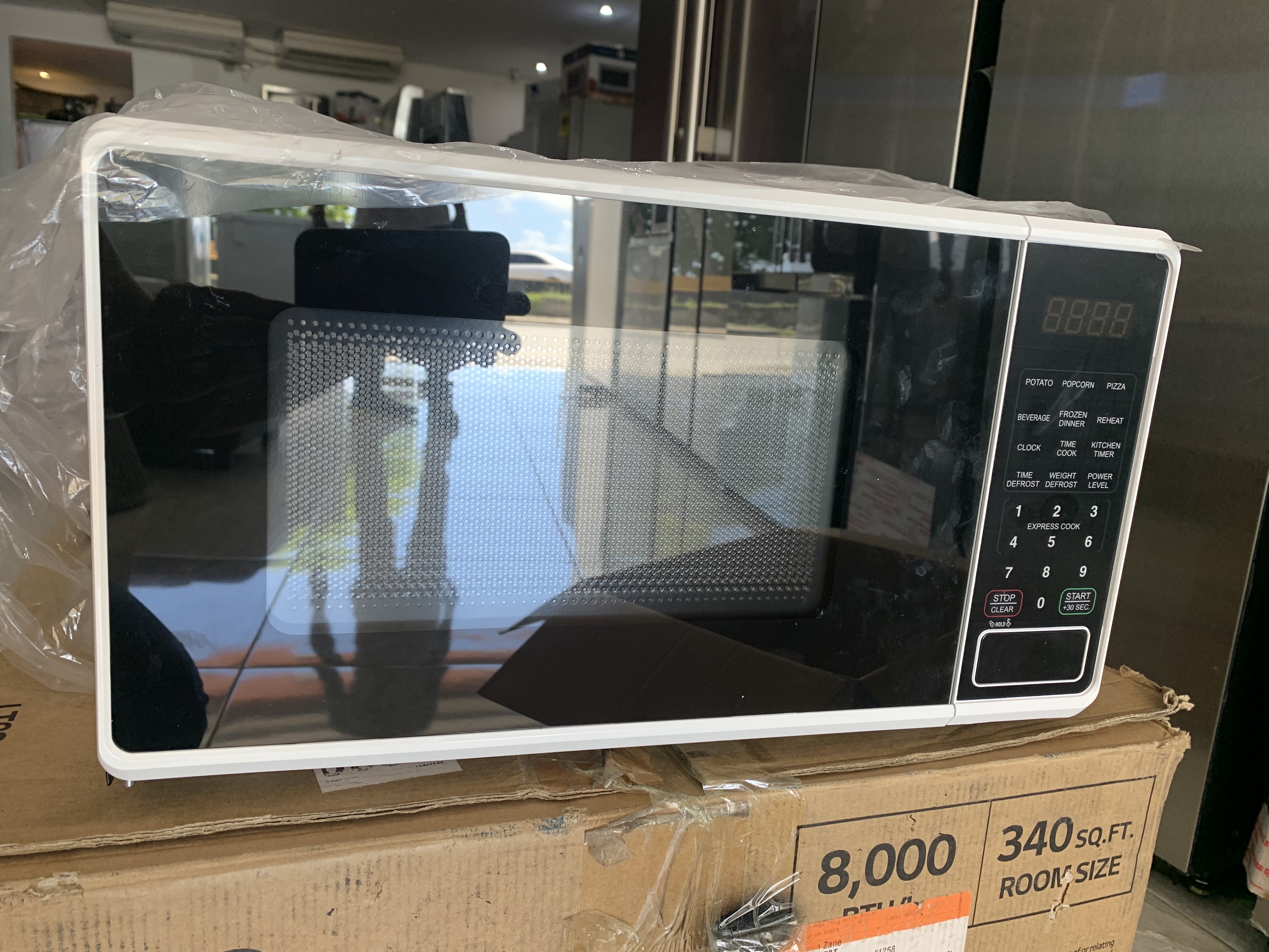 electrodomesticos - microonda mainstays 0.7 cu ft 1