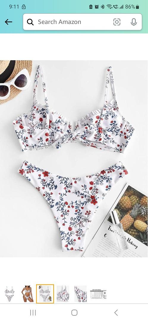 ropa para mujer - Bikini estampado ZAFUL 2