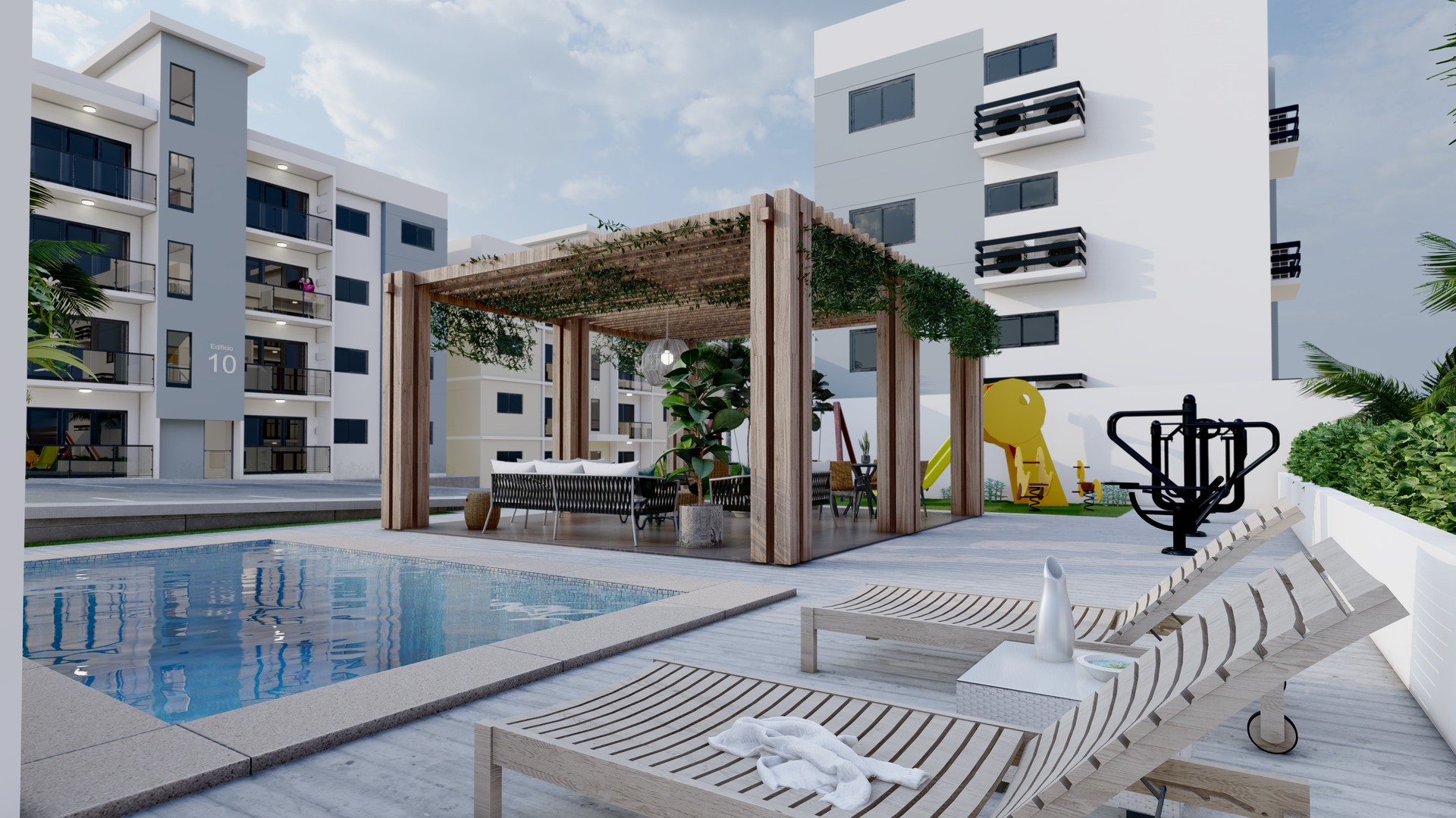 apartamentos - FACINANTE PROYECTO RESIDENCIAL EN SANTO DOMINGO OESTE📍 9