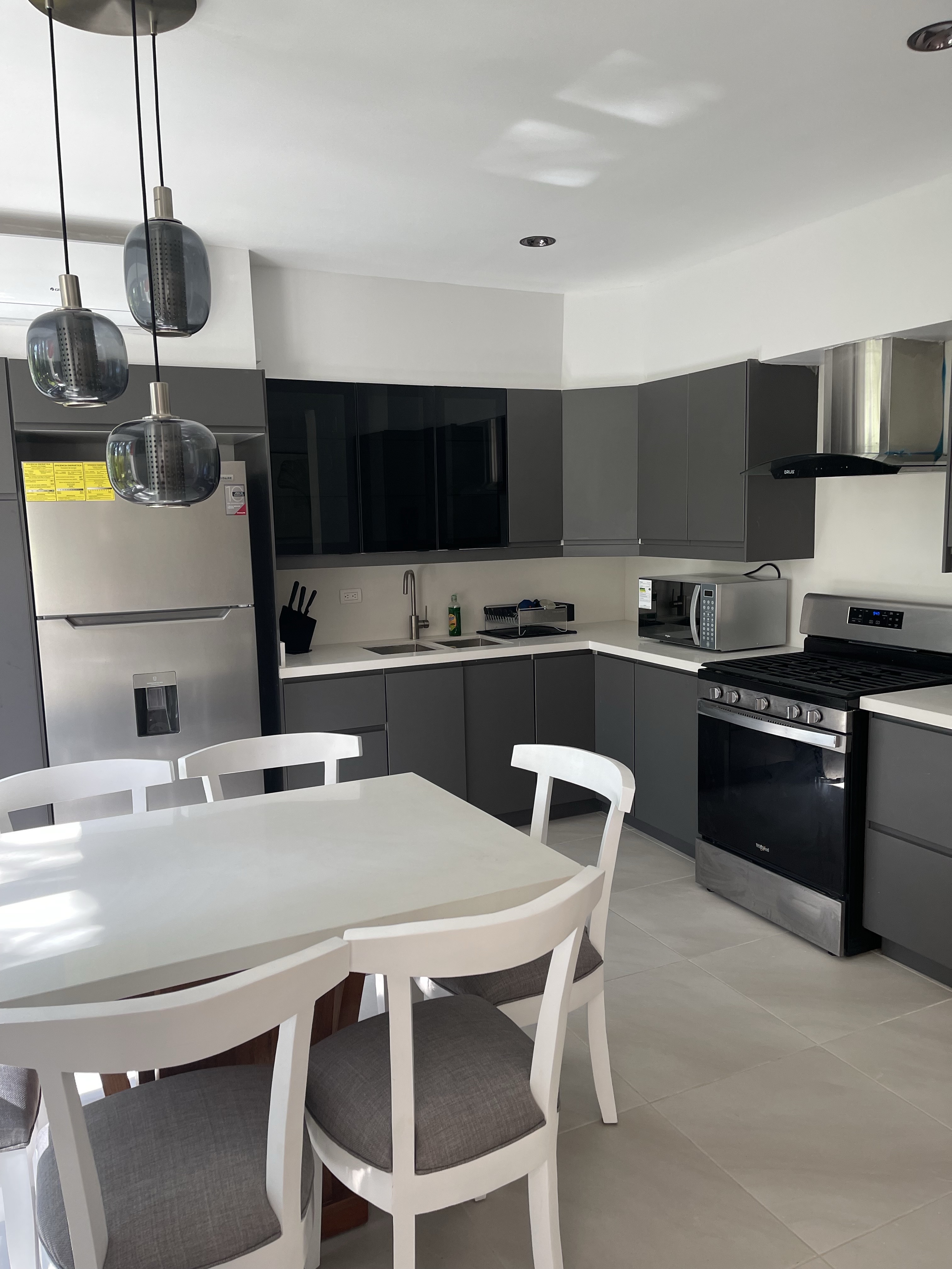 casas vacacionales y villas - apartamento con patio JuanDolio 4