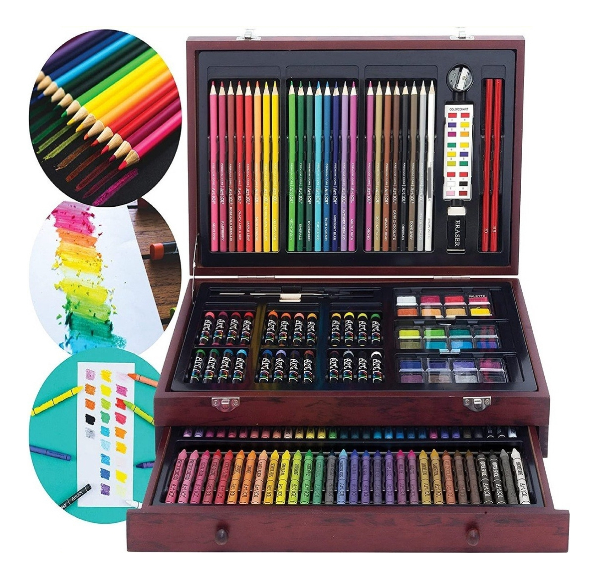 Salud y Equipamiento Médico - Colores En Caja De Madera Set De Colores Art 101 X142 Piezas 5