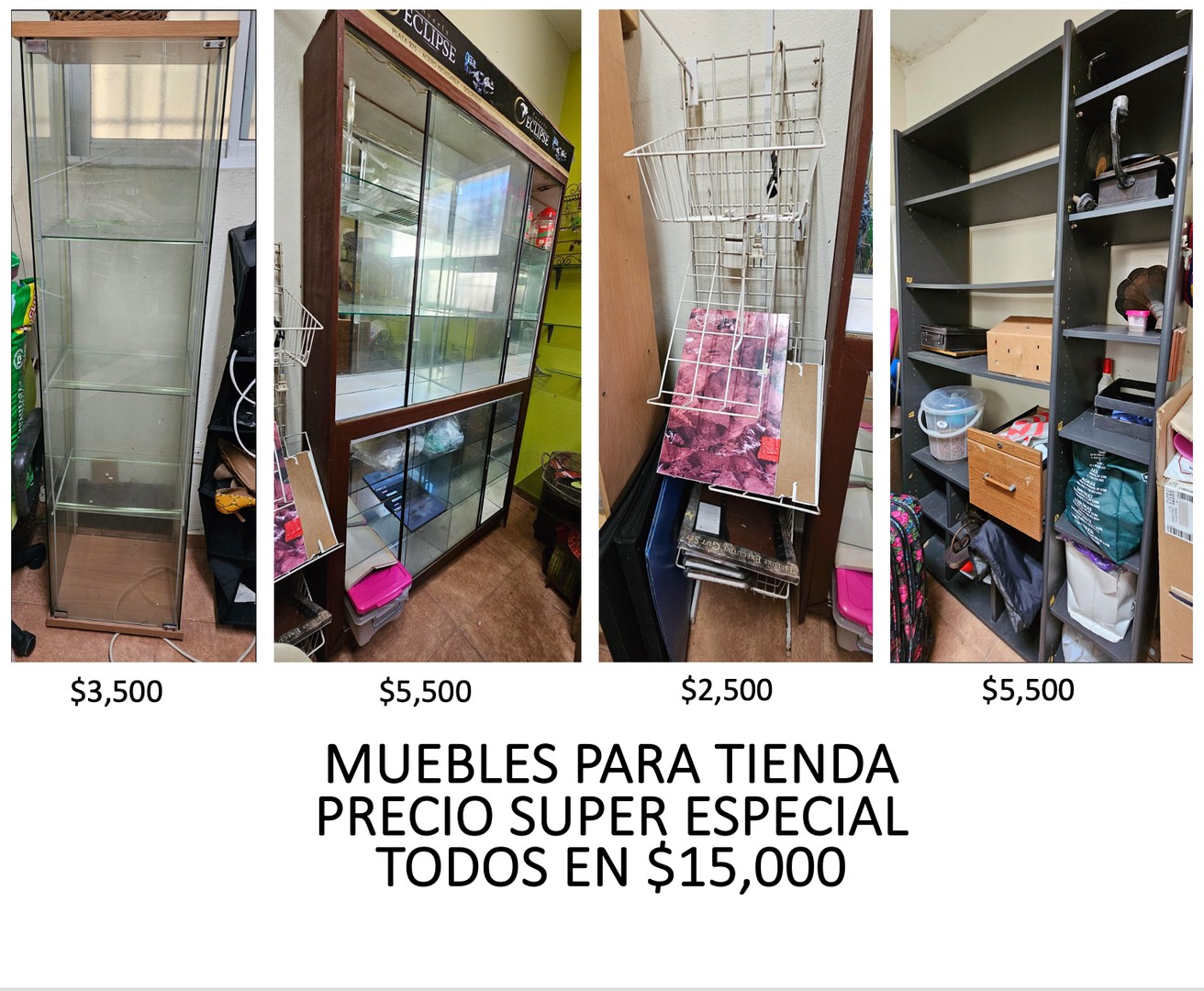 equipos profesionales - MUEBLES y EXHIBIDORES PRENDAS PARA TIENDA - OFERTA SUPER ESPECIAL 4