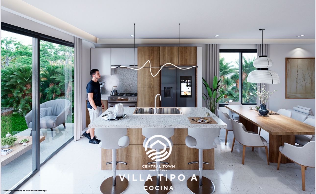 casas vacacionales y villas - venta de villas en punta cana a 2 minutos del downtown Punta cana  1