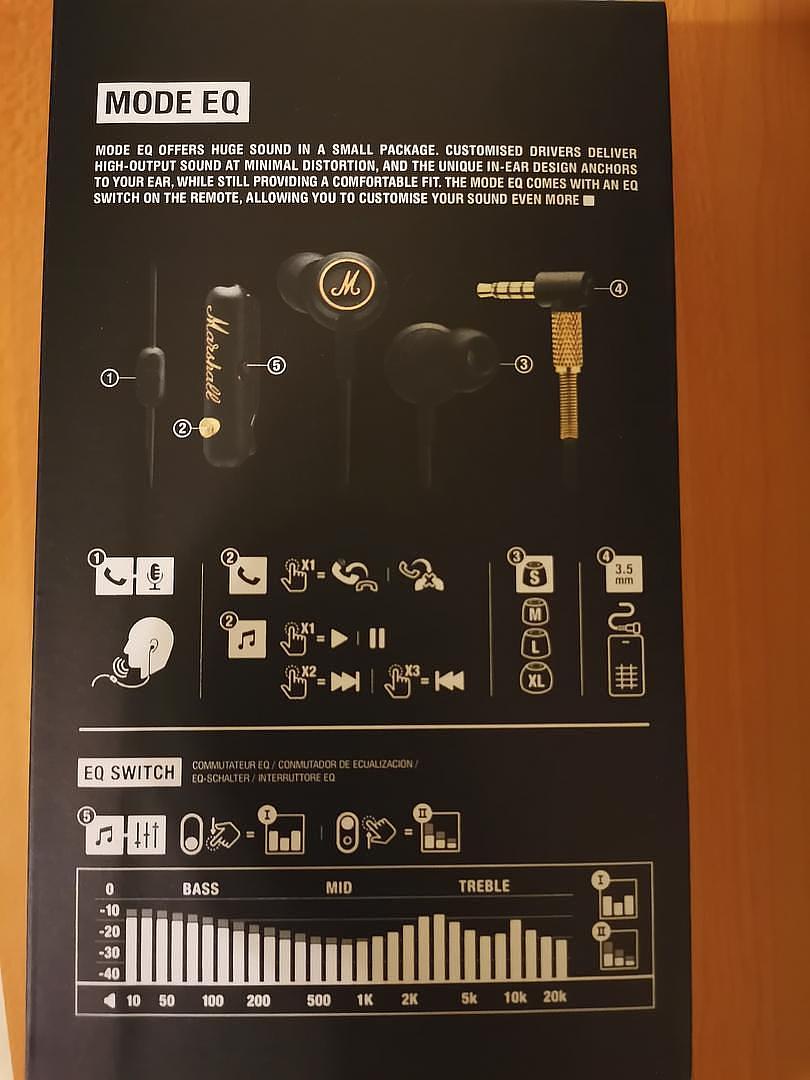 camaras y audio - Marshall Mode EQ Wired in-Ear Headphones 8