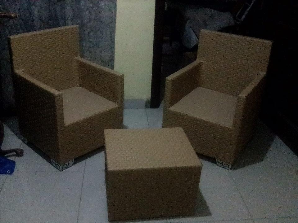 muebles y colchones - 2 Asientos de EXTERIOR + MESA RATTAN 7