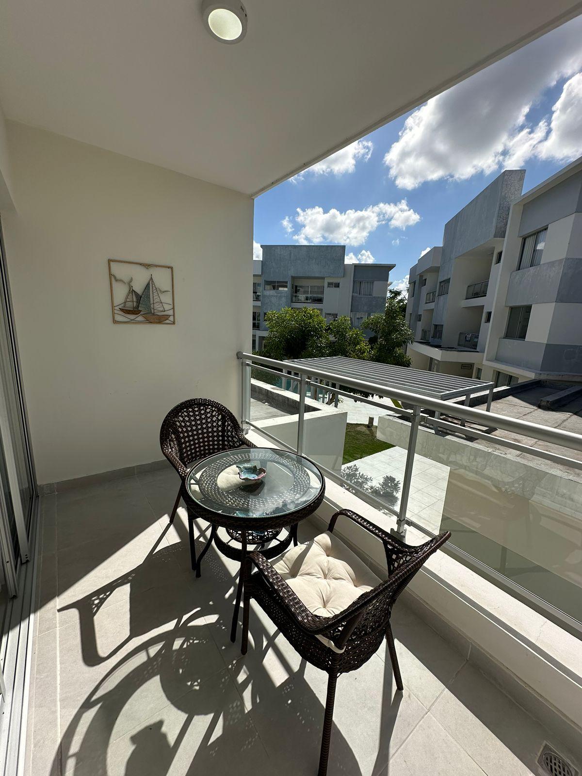 apartamentos - Apartamento Amueblado en Renta en Bávaro 9