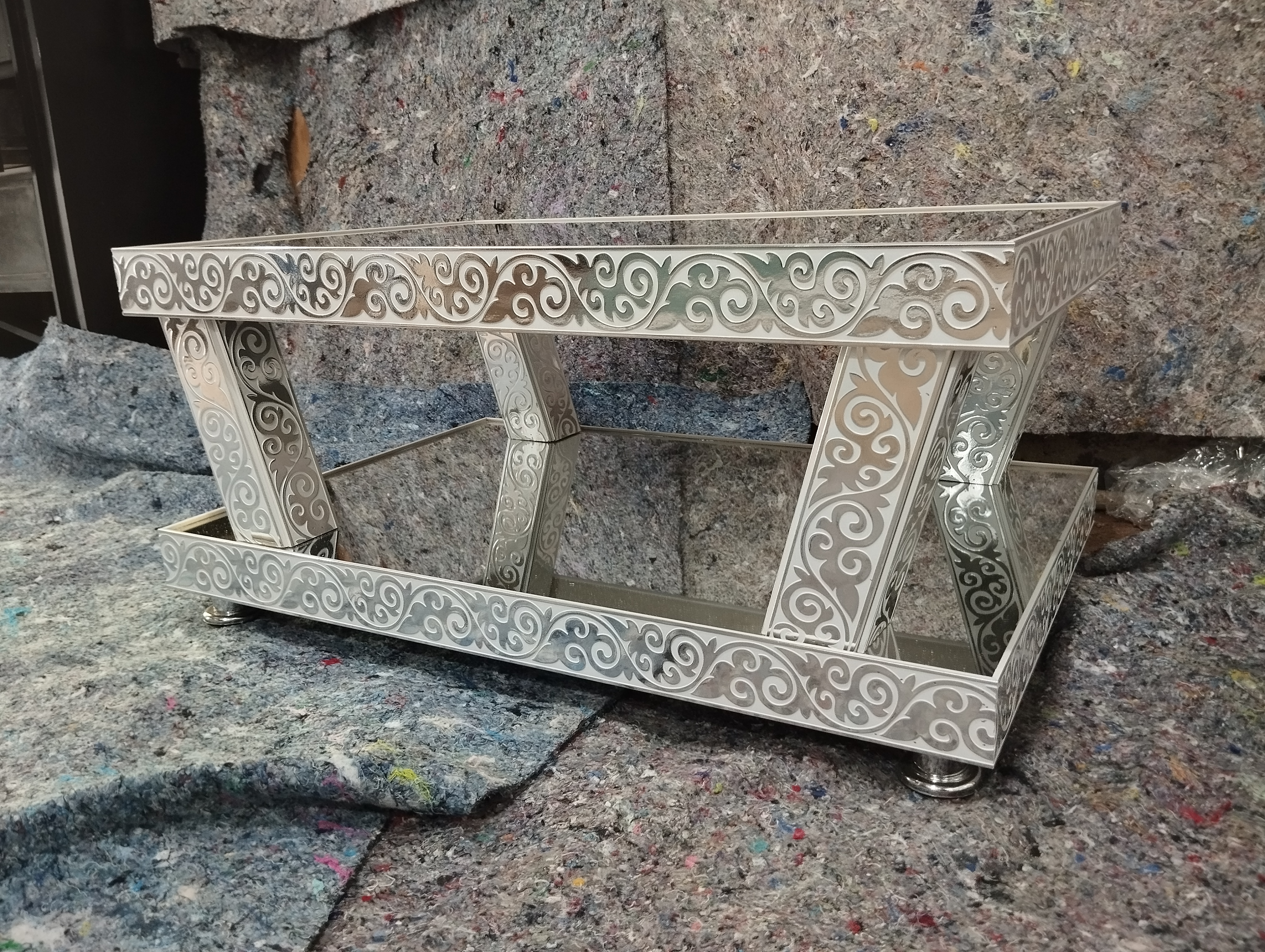 decoración y accesorios - Mesa de centro o para mueble en cristal  1