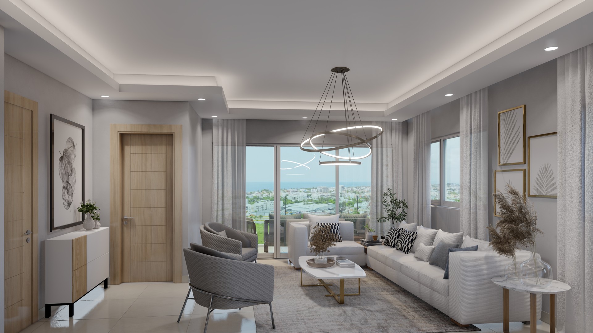apartamentos - Hermoso y moderno proyecto de apartamentos de 7 niveles. Ultimo nivel Pent House 3