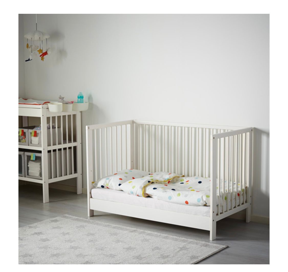 muebles - Cuna para bebé con su colchón  0