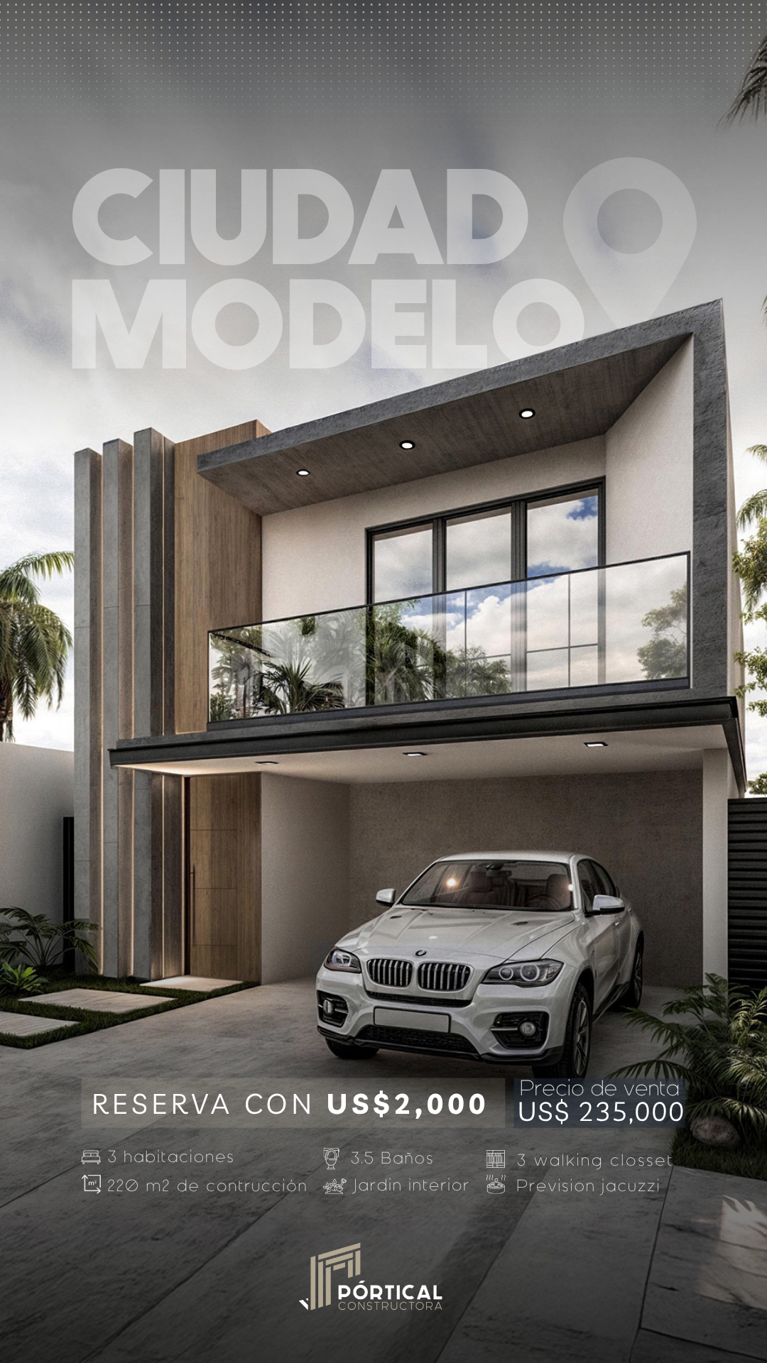 casas - CASA EN CIUDAD MODELO (RESIDENCIAL CERRADO) 