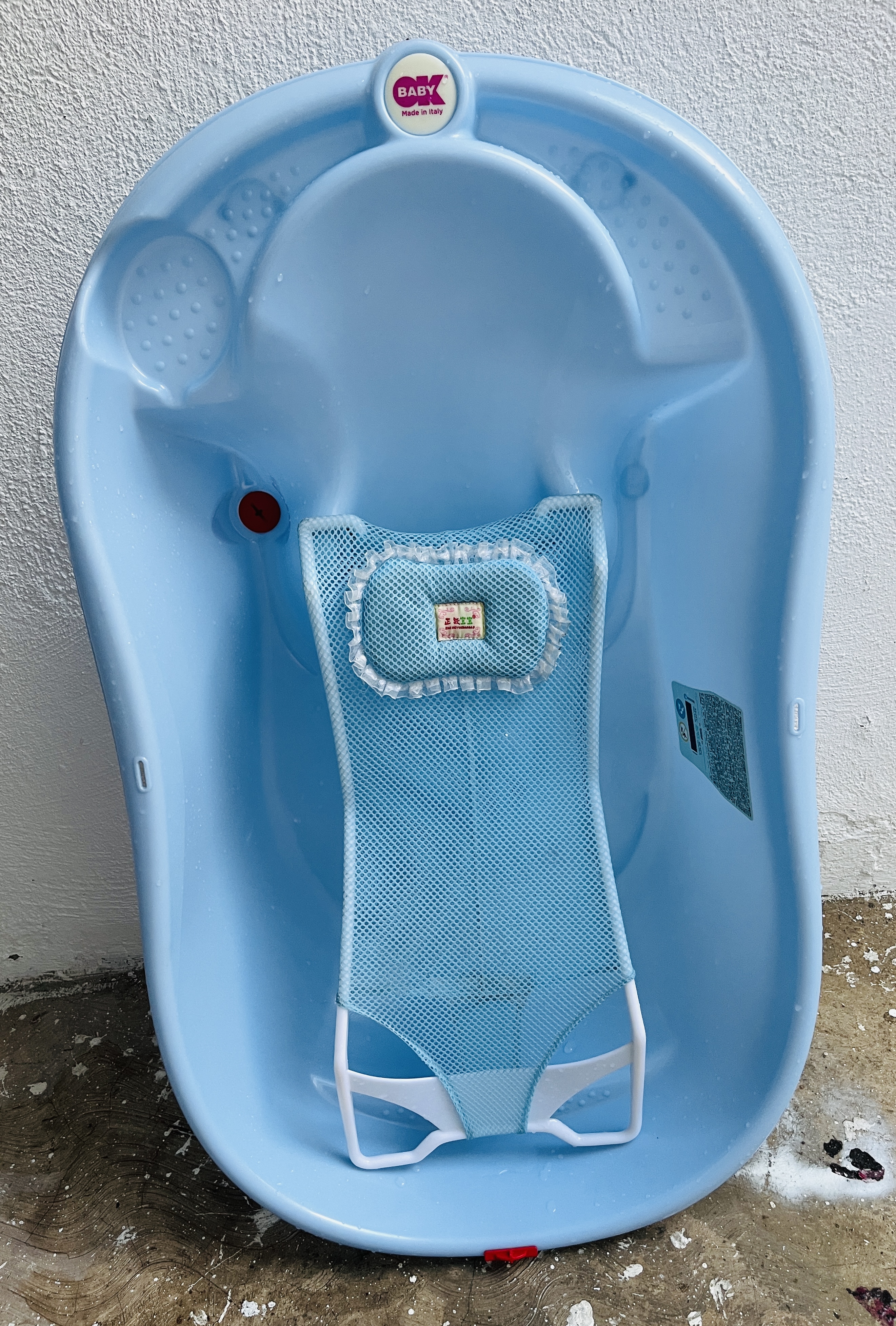 accesorios - Bañera de bebé con termómetro Ok baby 1